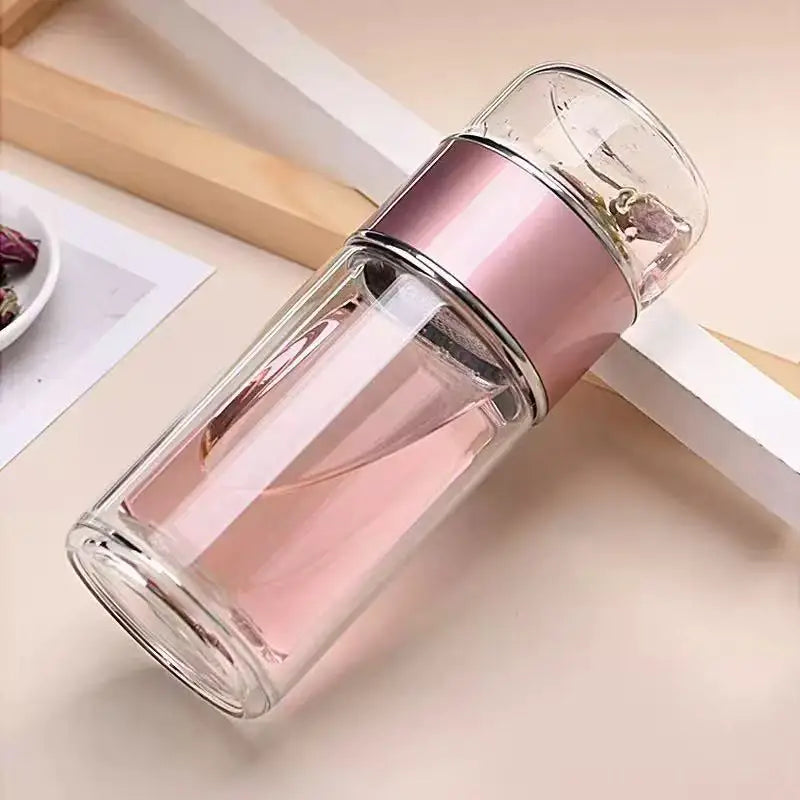 Bouteille en Verre Borosilicate Double Paroi