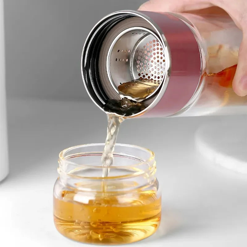 Bouteille en Verre Borosilicate Double Paroi