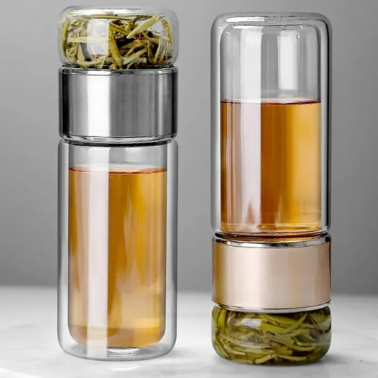 Bouteille en Verre Borosilicate Double Paroi