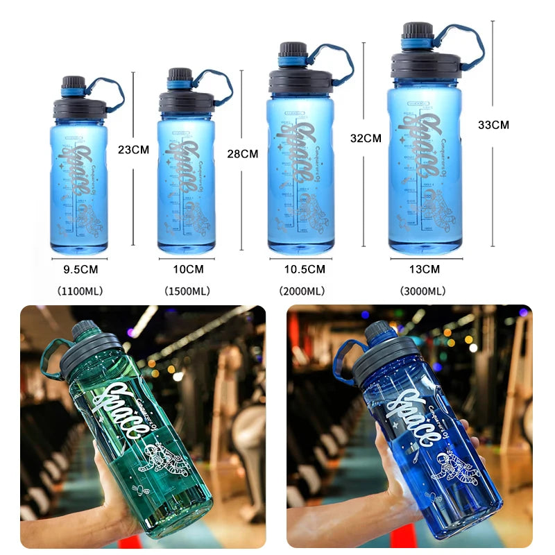Gourde Sport XXL 2L/3L avec Filtre – Écologique
